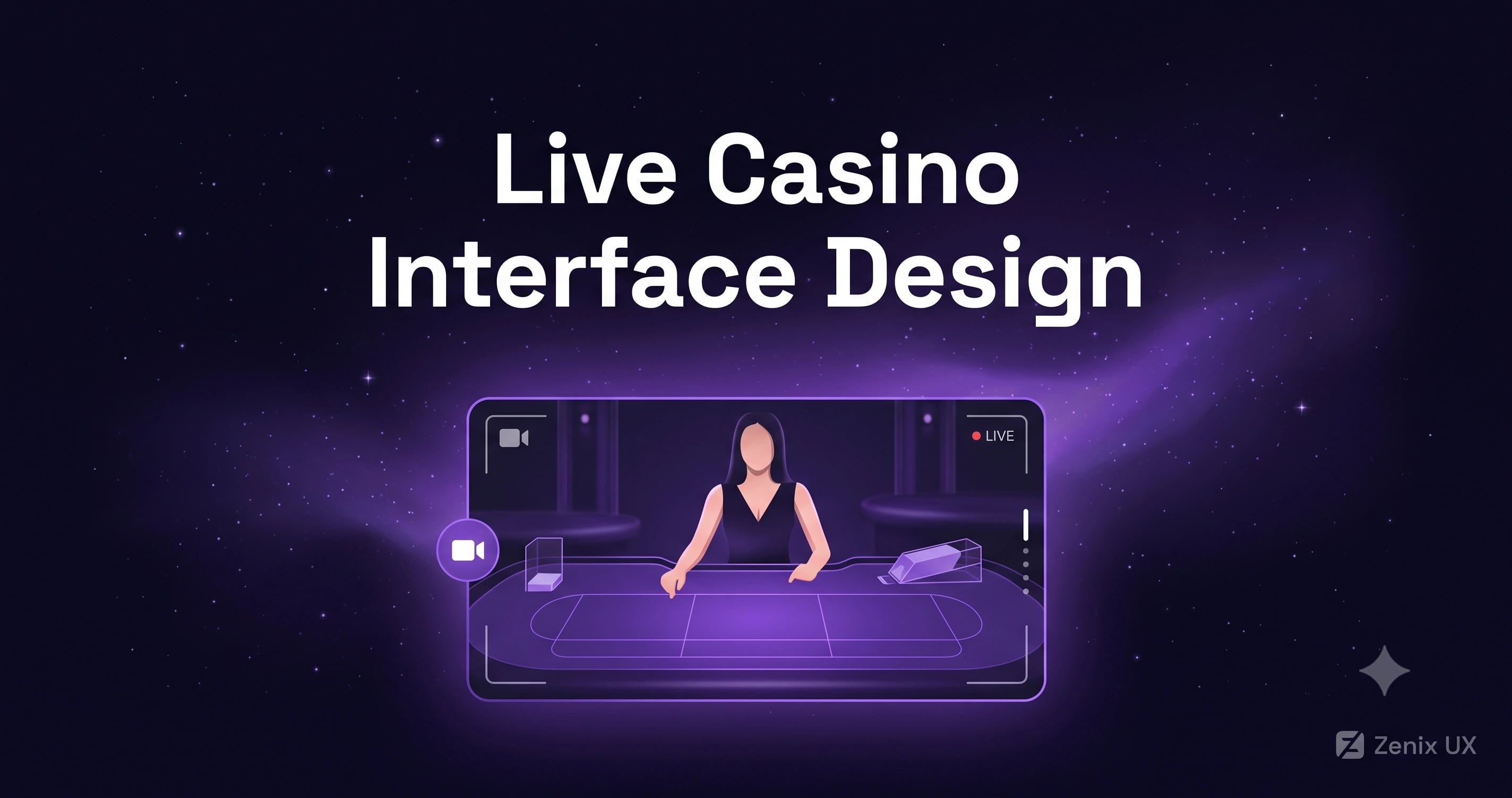 Live Casino Interface Design: Where UX Meets Live Streaming — cover