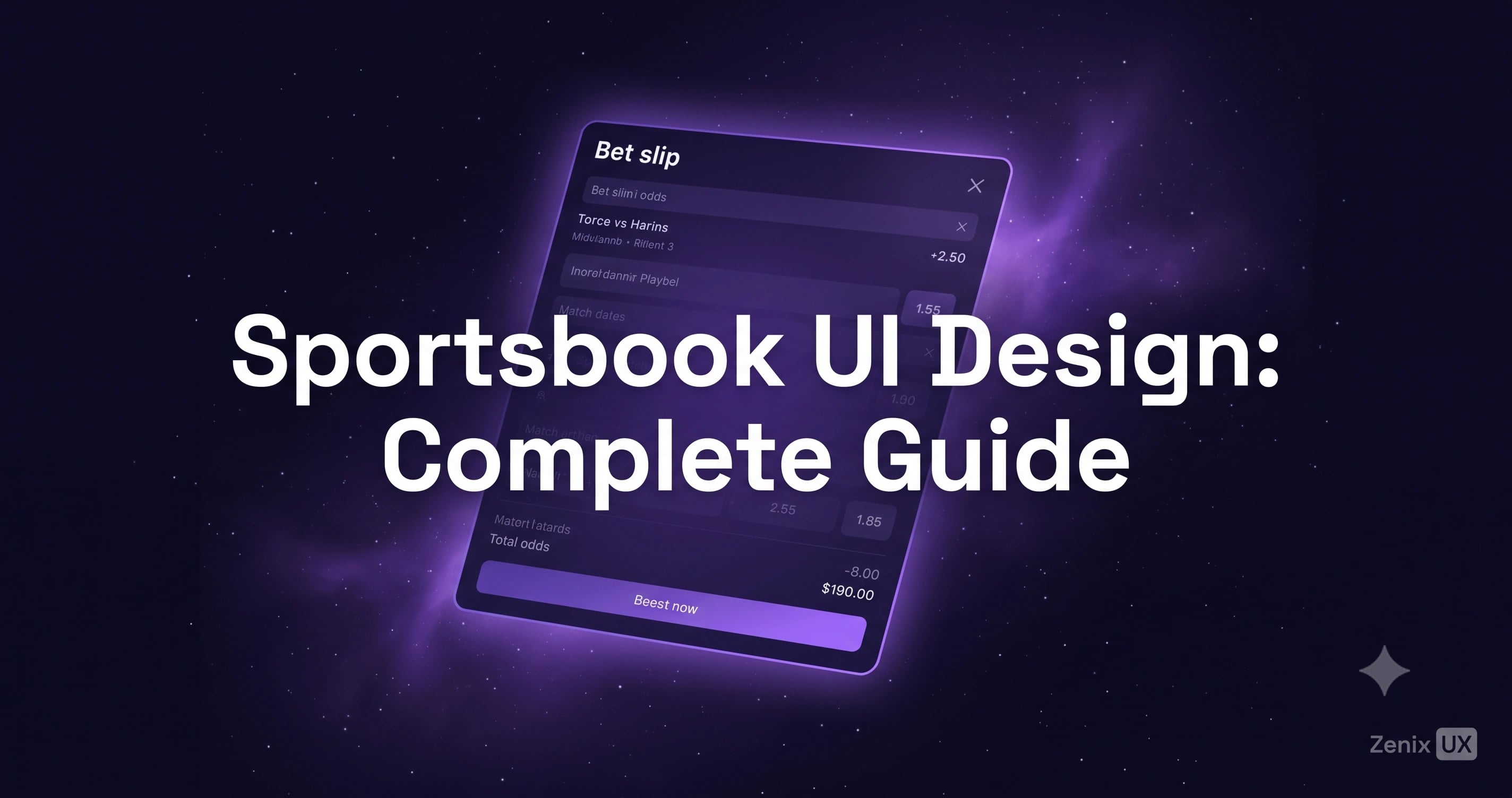 Sportsbook UI Design: The Complete Guide for Betting Operators — cover