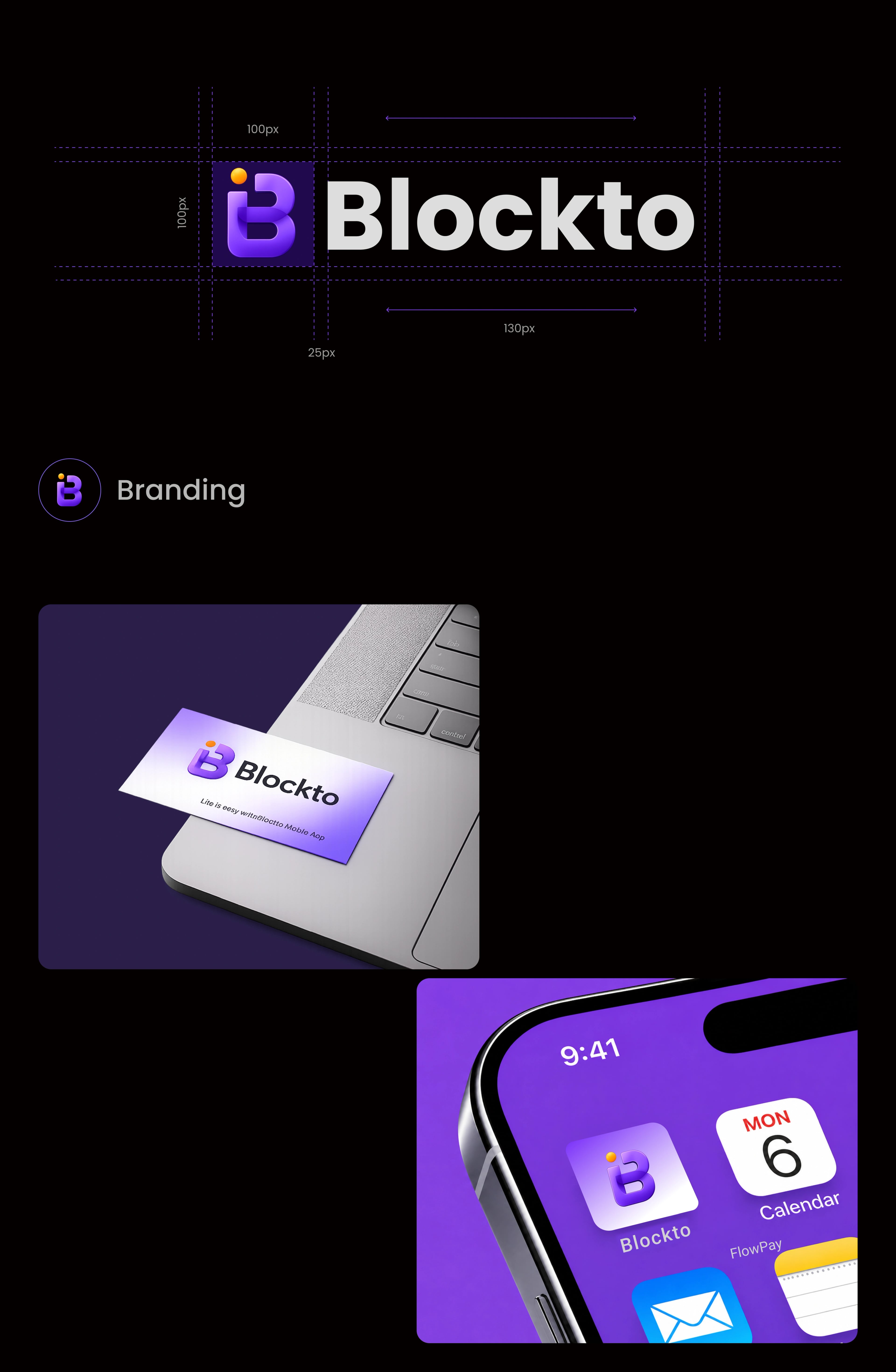 Blockto — Blockchain Platform — UI/UX design screen 12