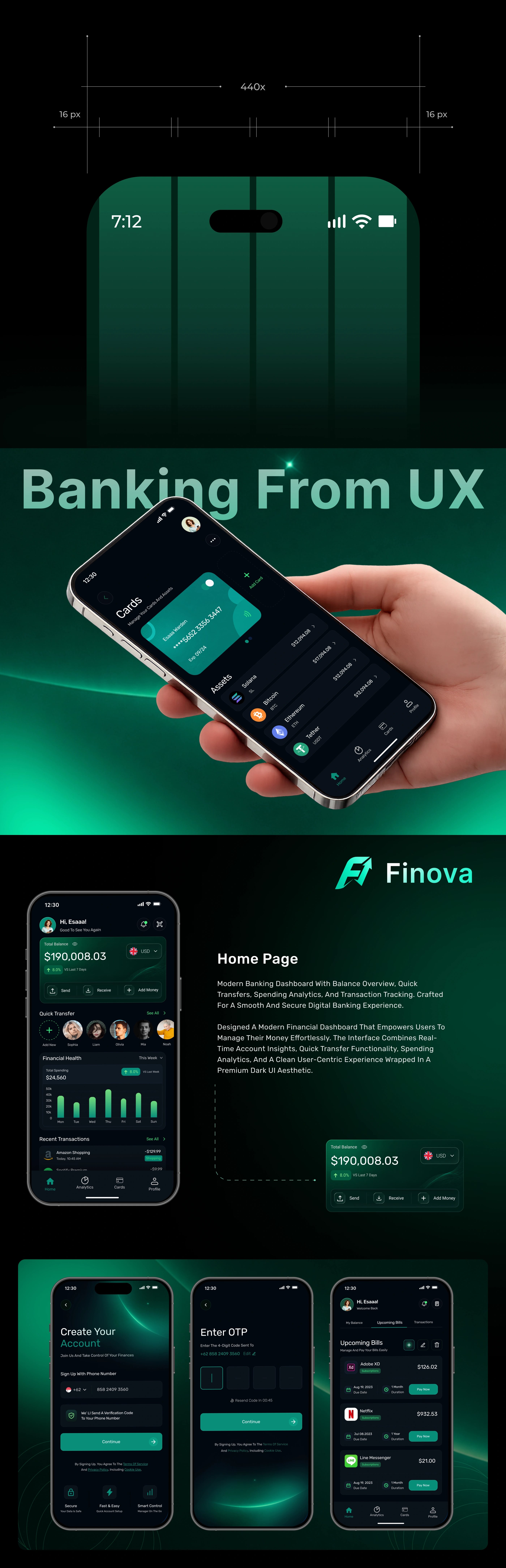 Finova — Financial Services Platform — UI/UX design screen 4