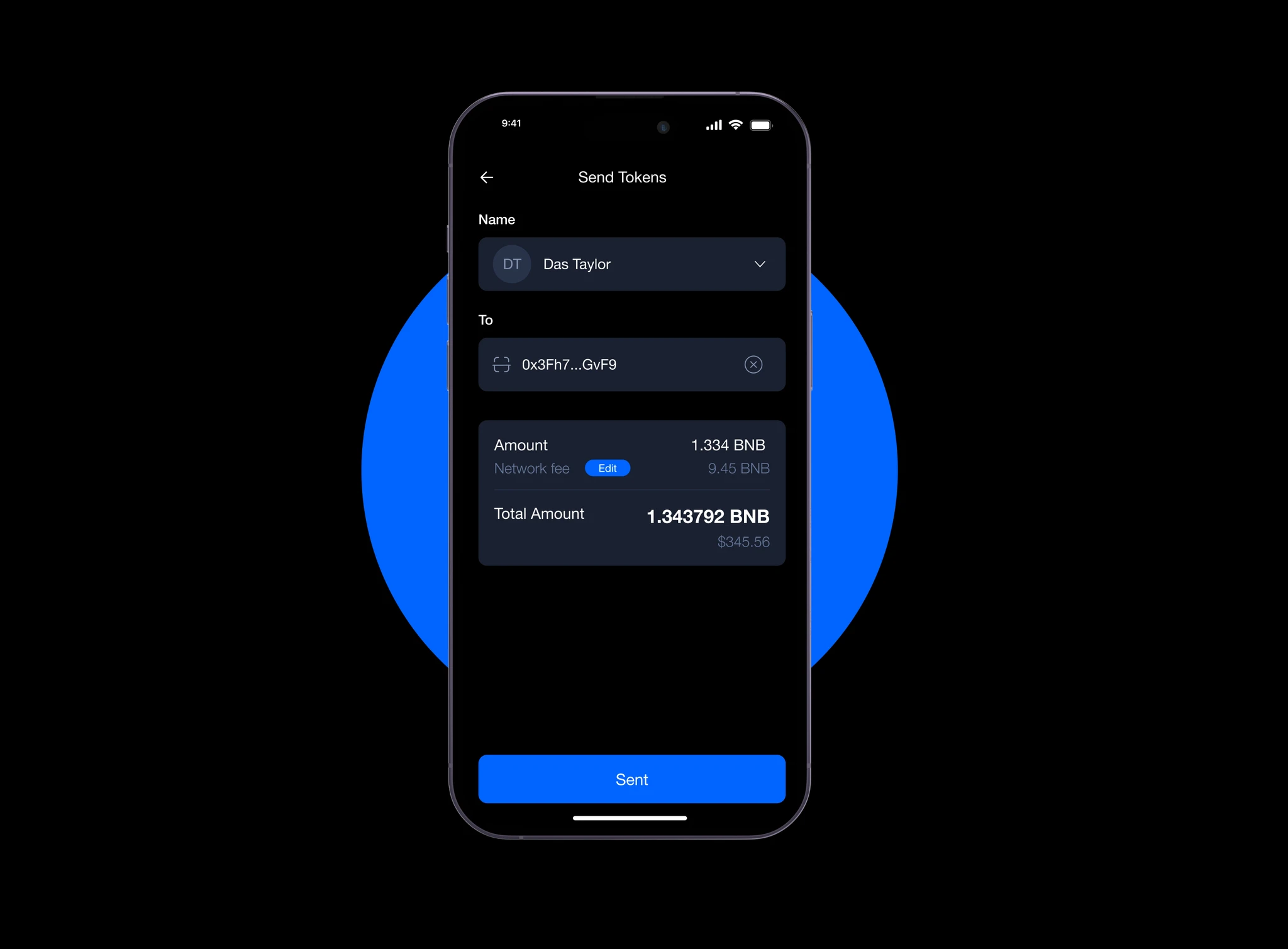 Node Crypto Wallet — UI design screenshot 3