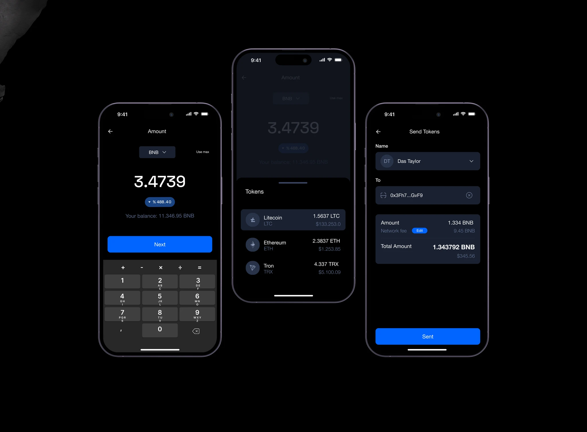 Node Crypto Wallet — UI design screenshot 4