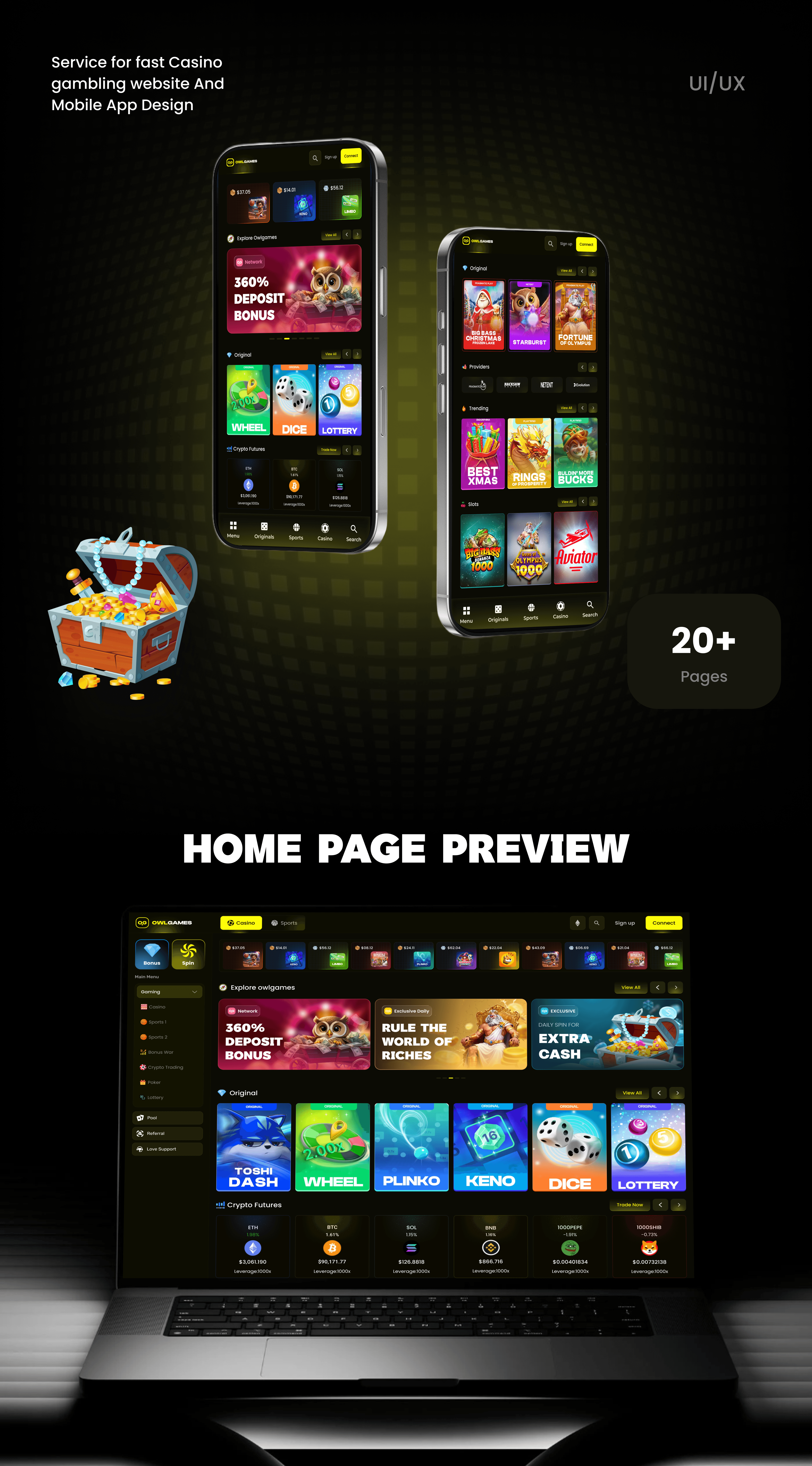 OWL Games — Gaming Platform — UI design screenshot 2