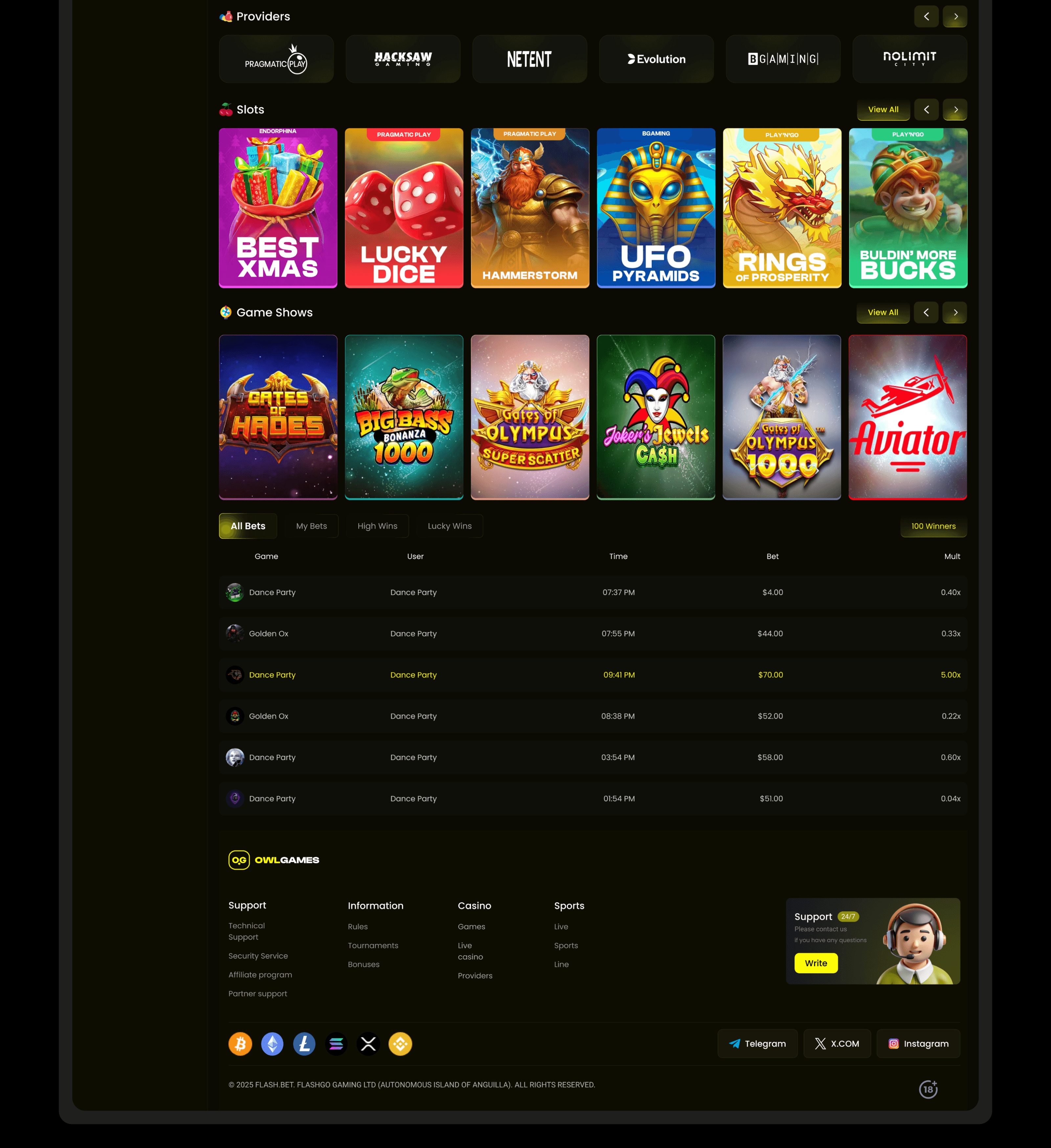 OWL Games — Gaming Platform — UI design screenshot 4