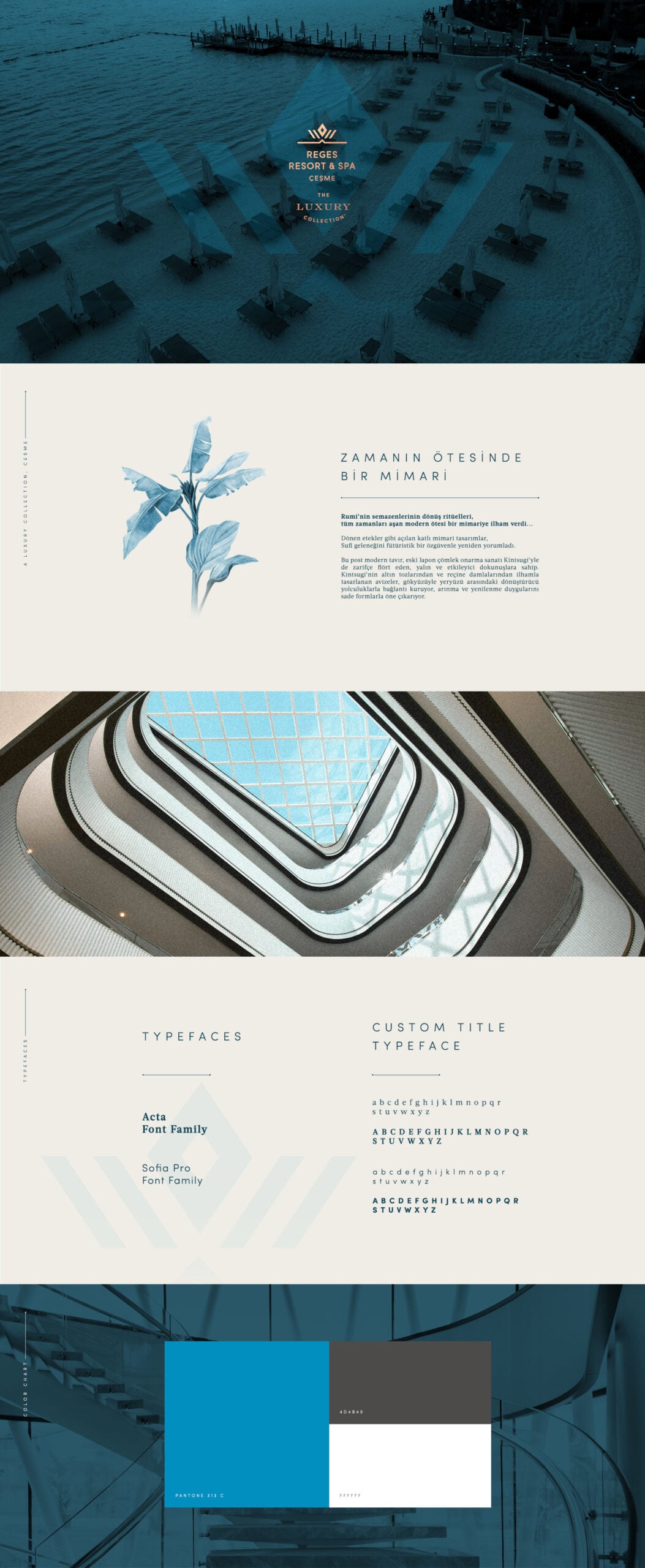 REGES Resort & Spa Çeşme — Branding Concept — UI design screenshot 4