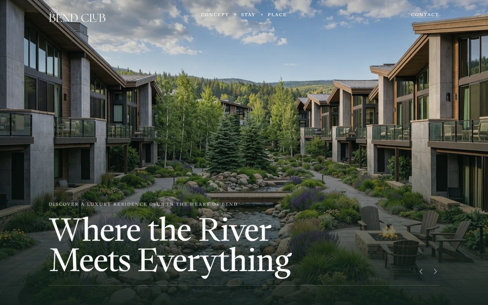 The Bend Club — Luxury Residence — Web Development by Zenix UX